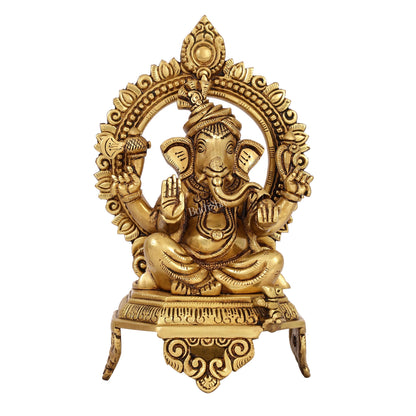 Brass Superfine Ganesha idol 10.5 "