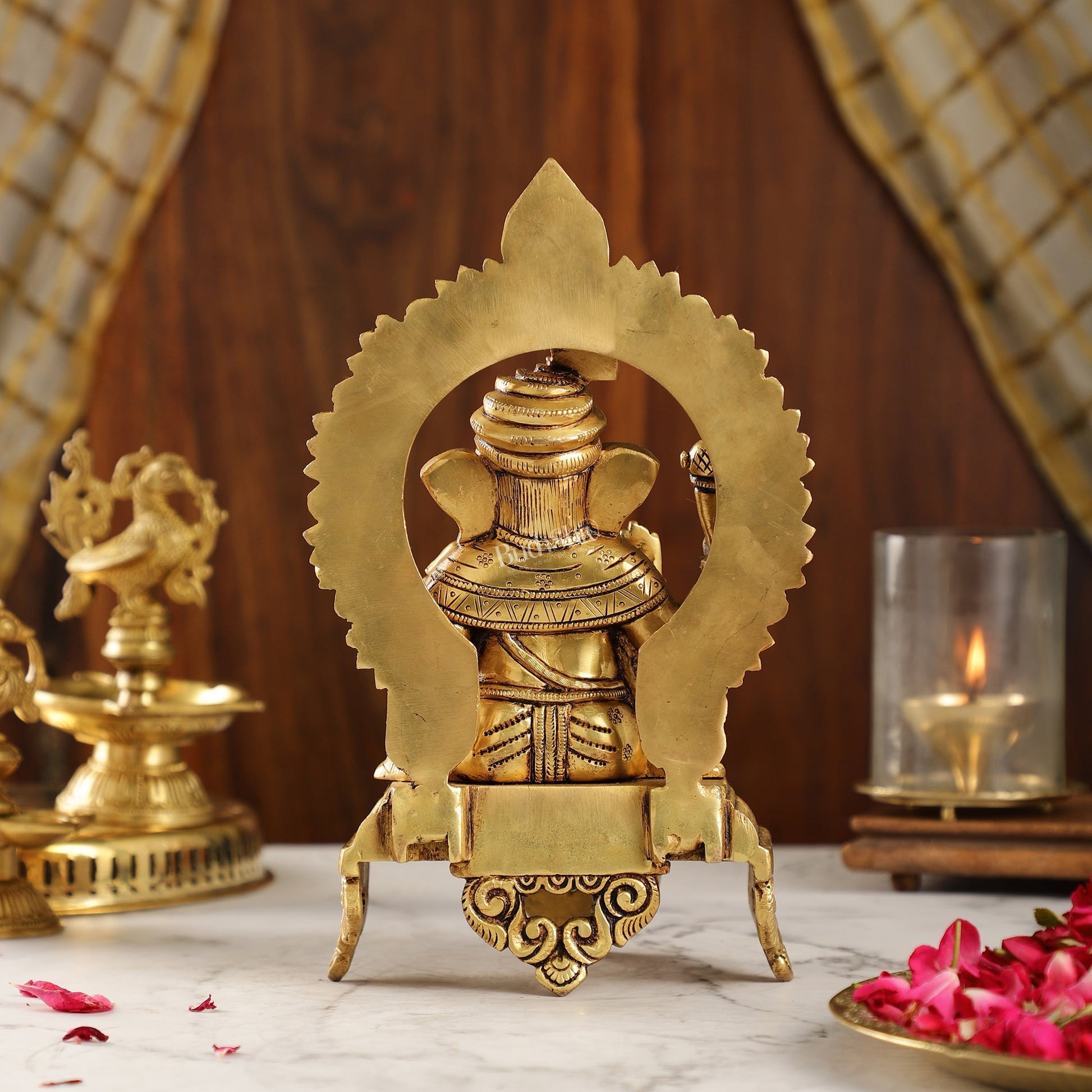 Brass Superfine Ganesha idol 10.5 "