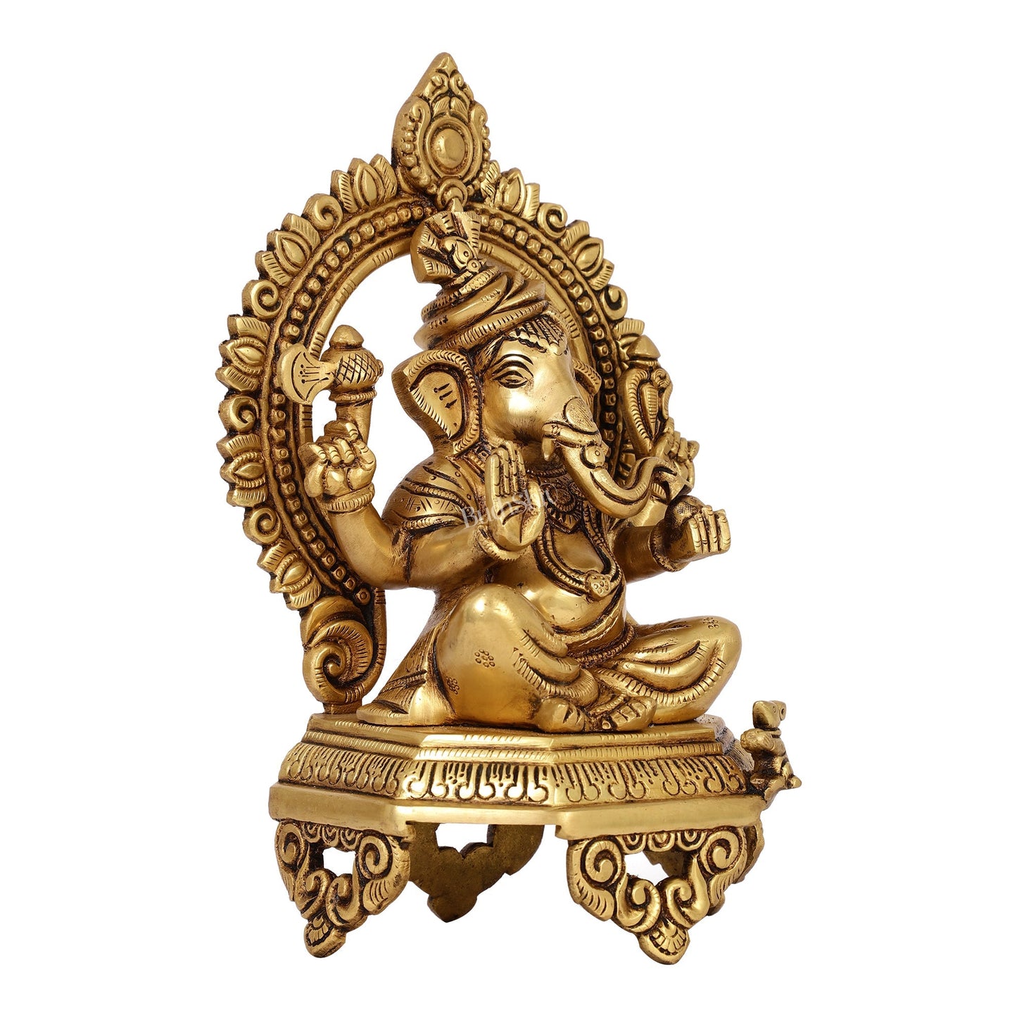 Brass Superfine Ganesha idol 10.5 "