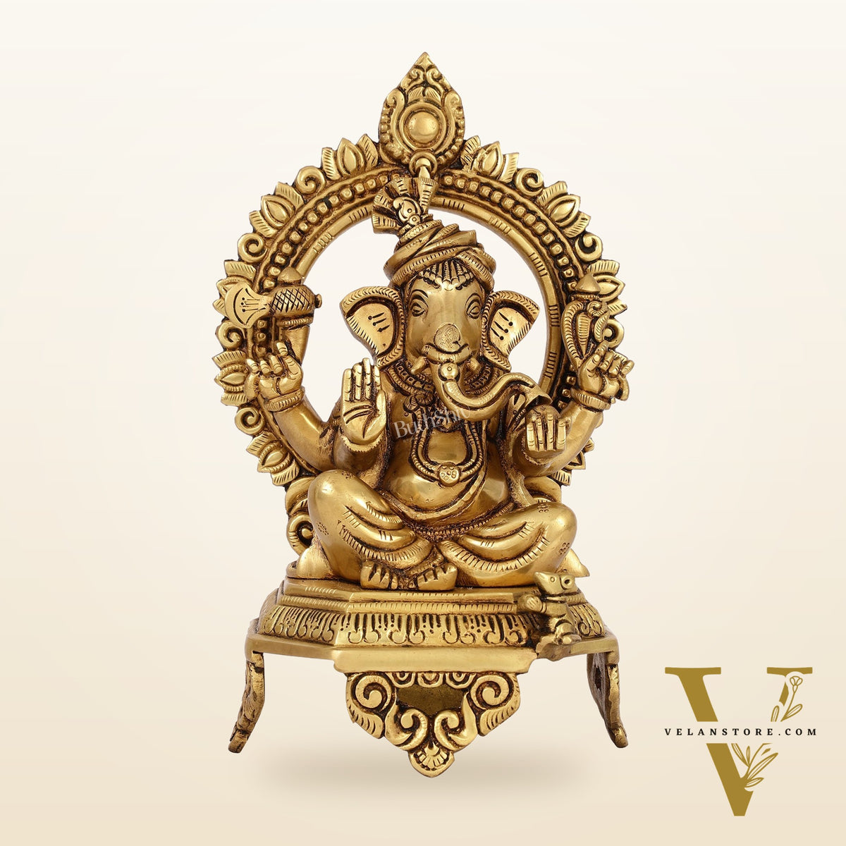 Brass Superfine Ganesha idol 10.5 "