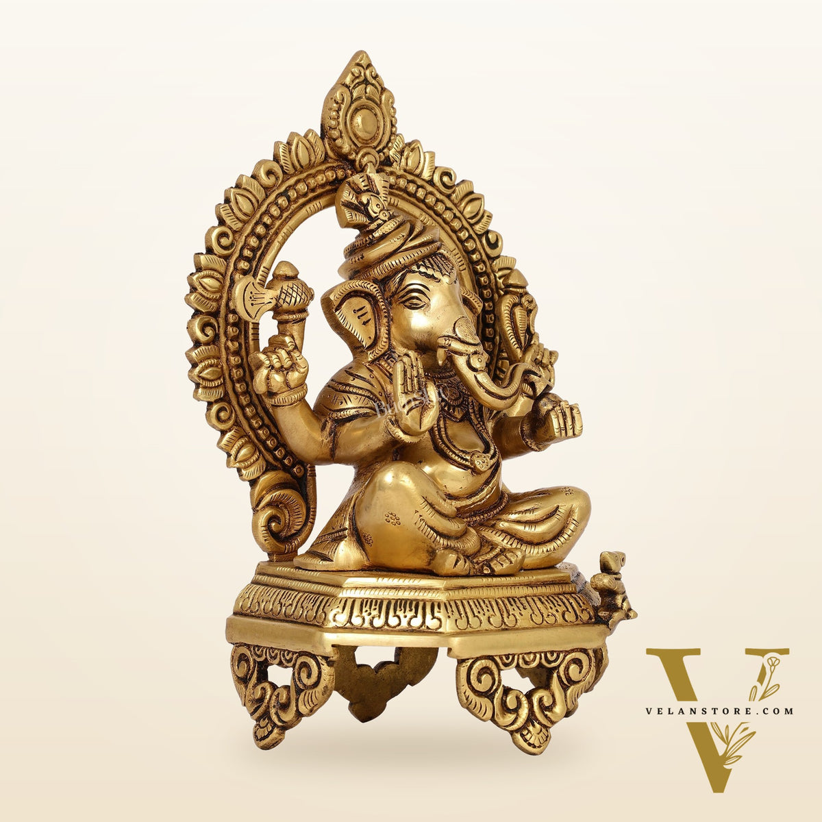 Brass Superfine Ganesha idol 10.5 "