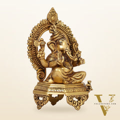 Brass Superfine Ganesha idol 10.5 "
