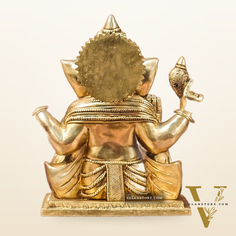Brass Superfine Ganesha Idol 15"