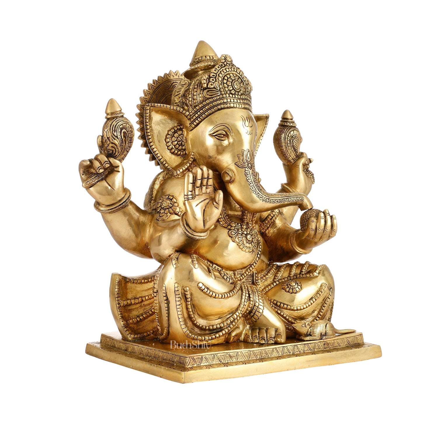 Brass Superfine Ganesha Idol 15"