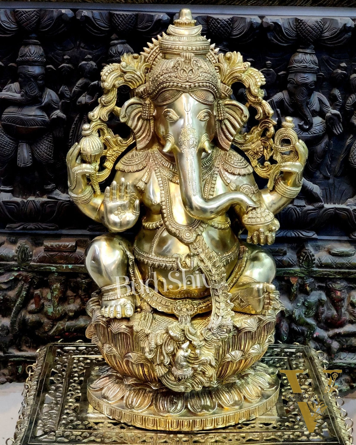 Brass Superfine Ganesha Statue 24"