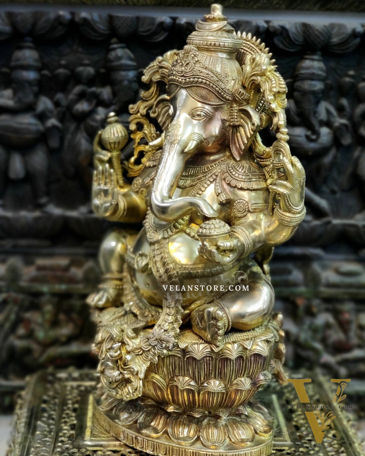 Brass Superfine Ganesha Statue 24"