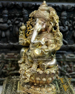 Brass Superfine Ganesha Statue 24"