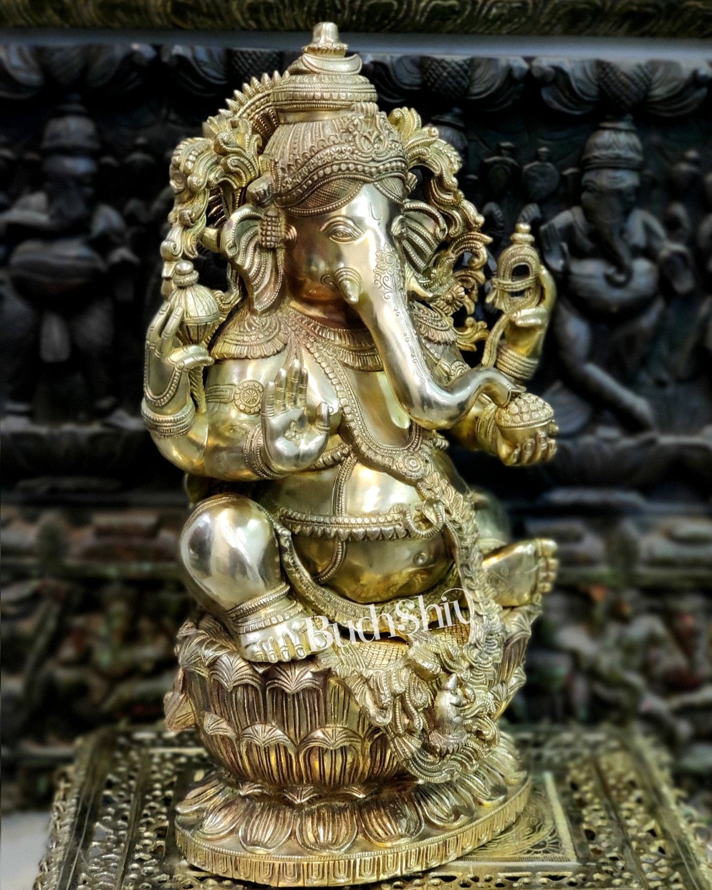 Brass Superfine Ganesha Statue 24"
