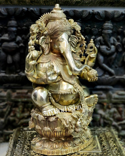 Brass Superfine Ganesha Statue 24"