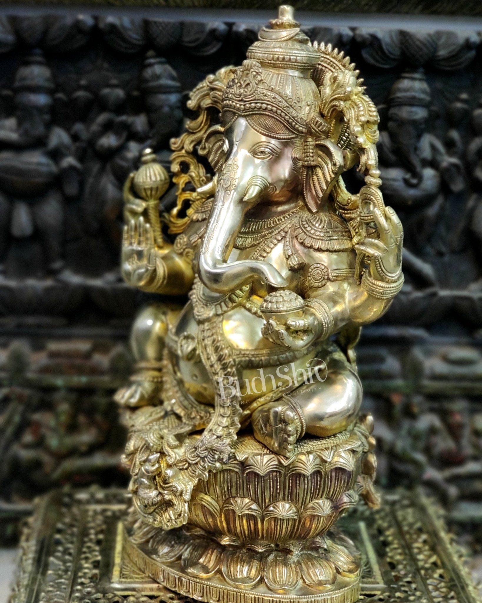 Brass Superfine Ganesha Statue 24"