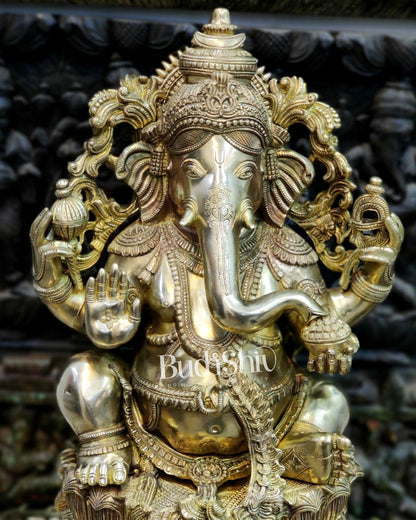 Brass Superfine Ganesha Statue 24"