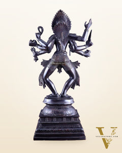 Brass Superfine Goddess Kali as Bhairavi statue 24"