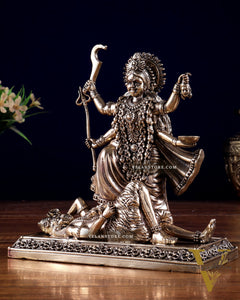 Brass Superfine Goddess Kali Statue | Divine Energy & Protection 5 inch