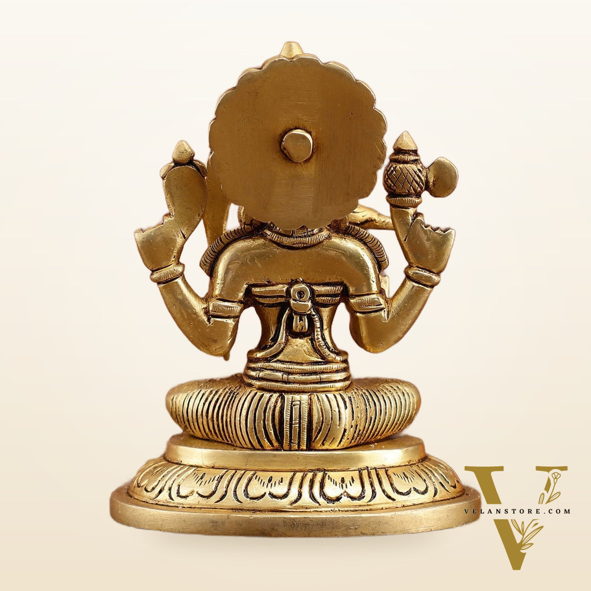 Brass Superfine Goddess Lalitadevi Rajarajeshwari Idol | 5-inch, 1 kg