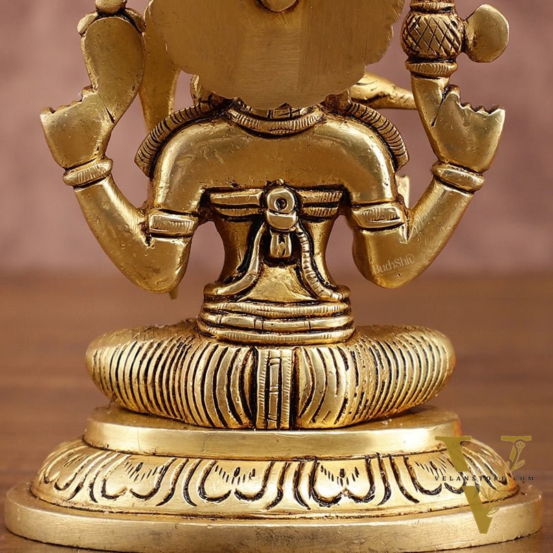 Brass Superfine Goddess Lalitadevi Rajarajeshwari Idol | 5-inch, 1 kg