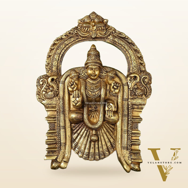 Brass Superfine Goddess Padmavathi Thayar 20 inch wall hanging