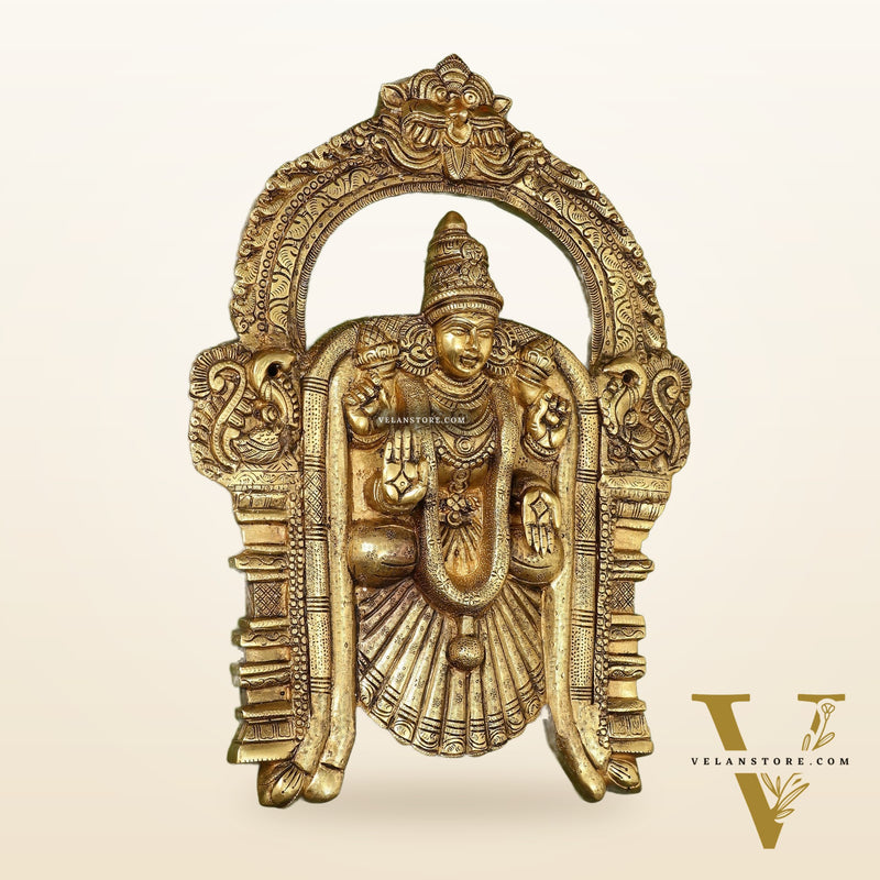 Brass Superfine Goddess Padmavathi Thayar 20 inch wall hanging