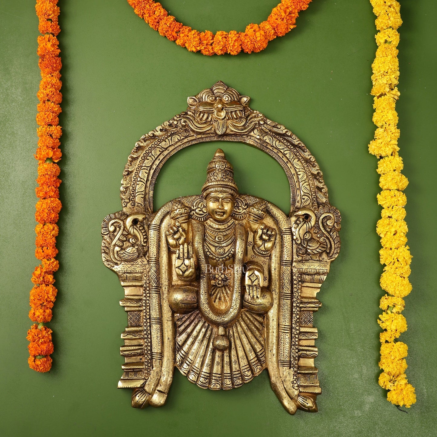 Brass Superfine Goddess Padmavathi Thayar 20 inch wall hanging