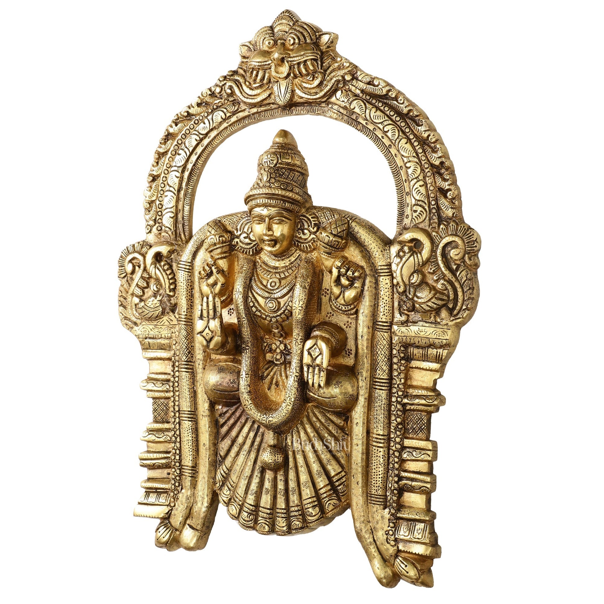 Brass Superfine Goddess Padmavathi Thayar 20 inch wall hanging