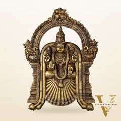 Brass Superfine Goddess Padmavathi Thayar Large Wall Hanging Idol - 26 inch