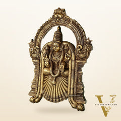 Brass Superfine Goddess Padmavathi Thayar Large Wall Hanging Idol - 26 inch