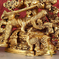 Brass Superfine Goddess Saraswati Statue | Height 12 inch
