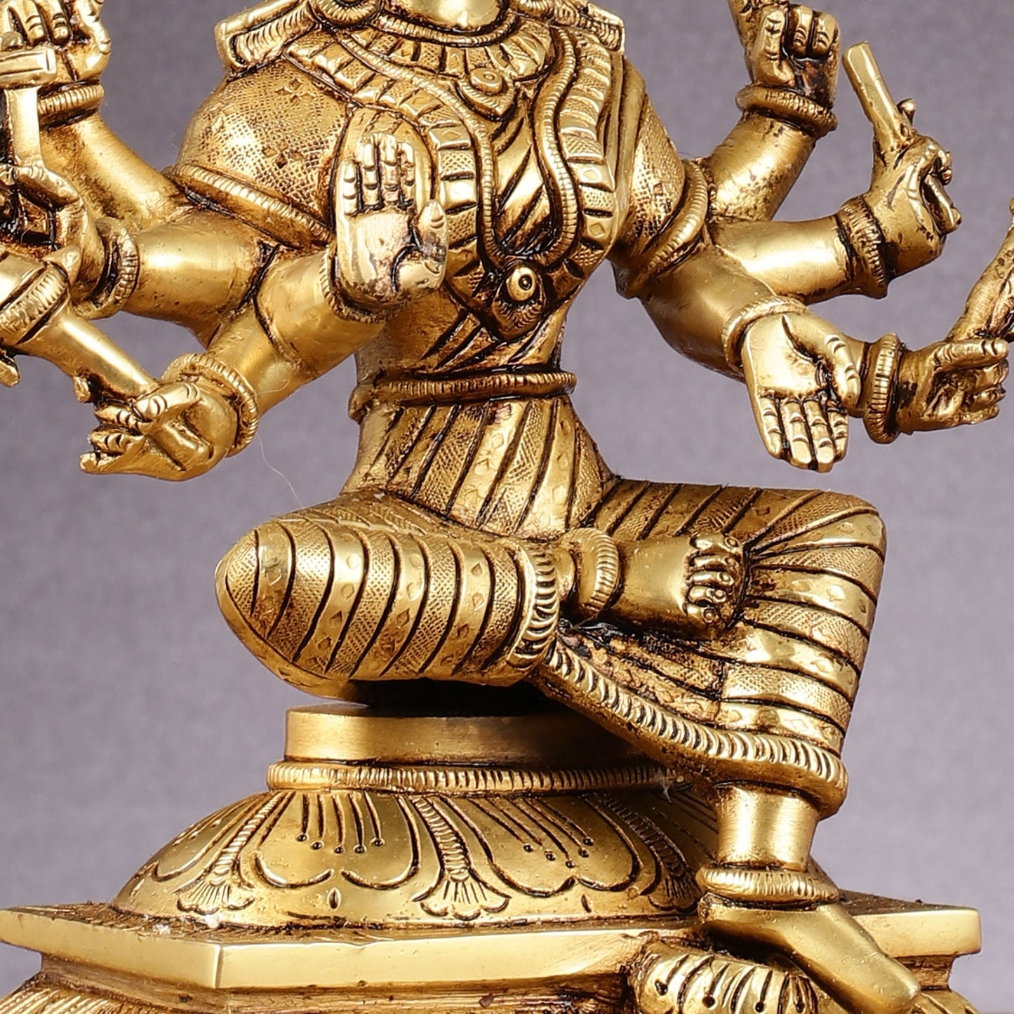 Brass Superfine Goddess Varahi Amman Idol - 11 Inch Statue