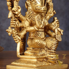 Brass Superfine Goddess Varahi Idol - 7 Inch