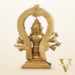 Brass Superfine Goddess Varahi Idol - 7 Inch