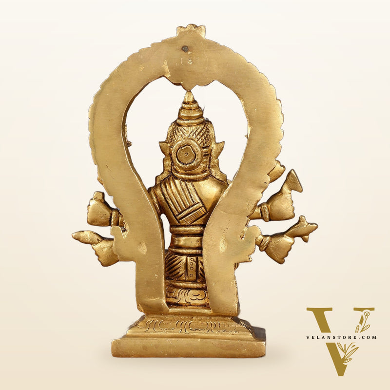 Brass Superfine Goddess Varahi Idol - 7 Inch