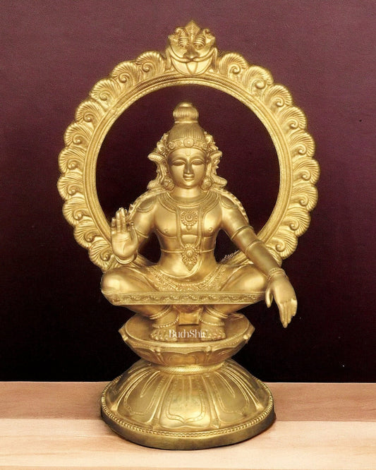 Brass Superfine Handcrafted Ayappan Swamy Statue 30"