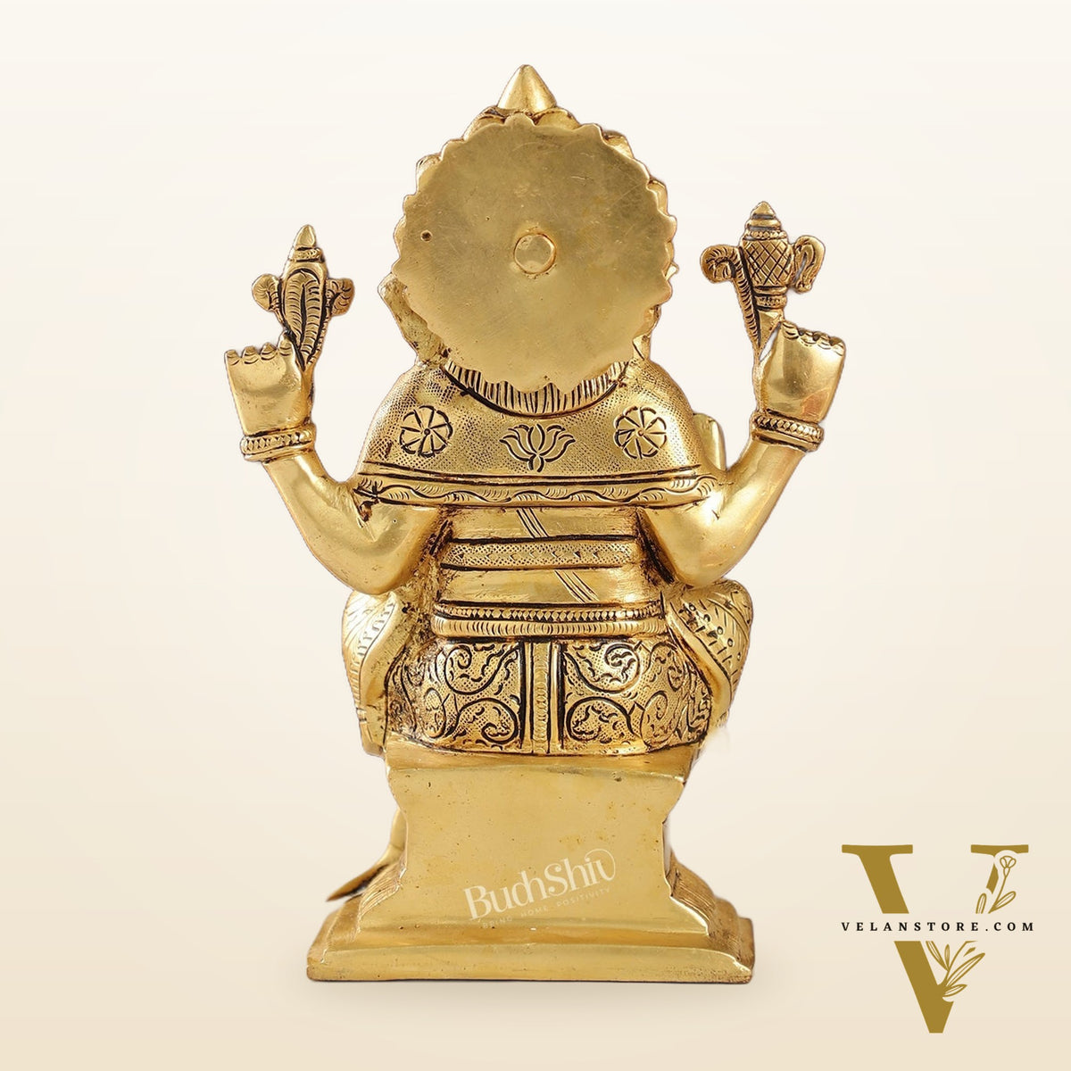 Brass Superfine Handcrafted Ganesha idol 7.5"