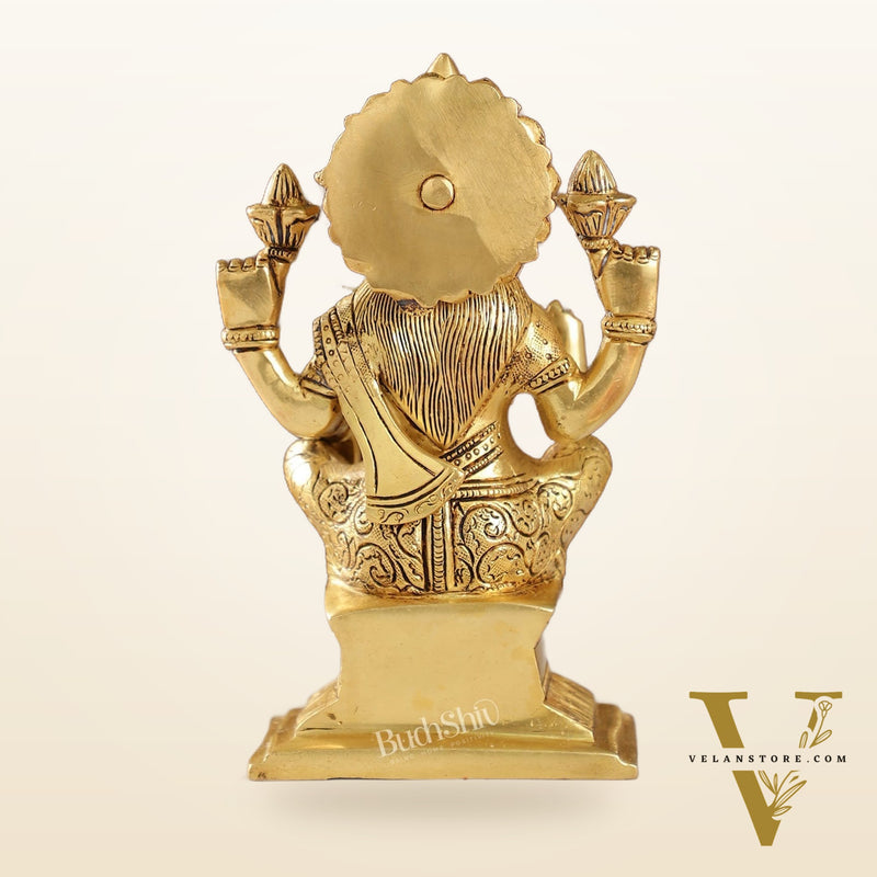 Brass Superfine Handcrafted lakshmi idol 7.5"