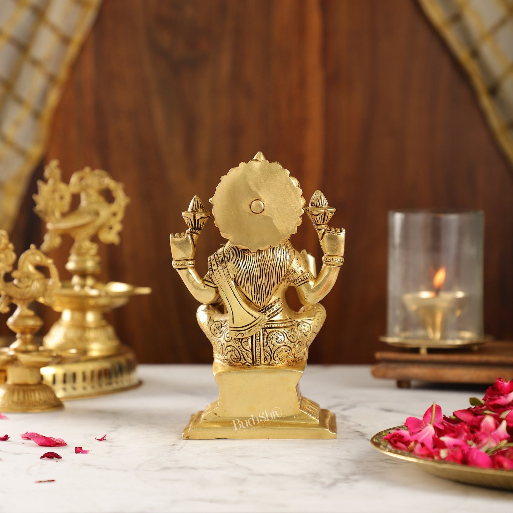 Brass Superfine Handcrafted lakshmi idol 7.5"