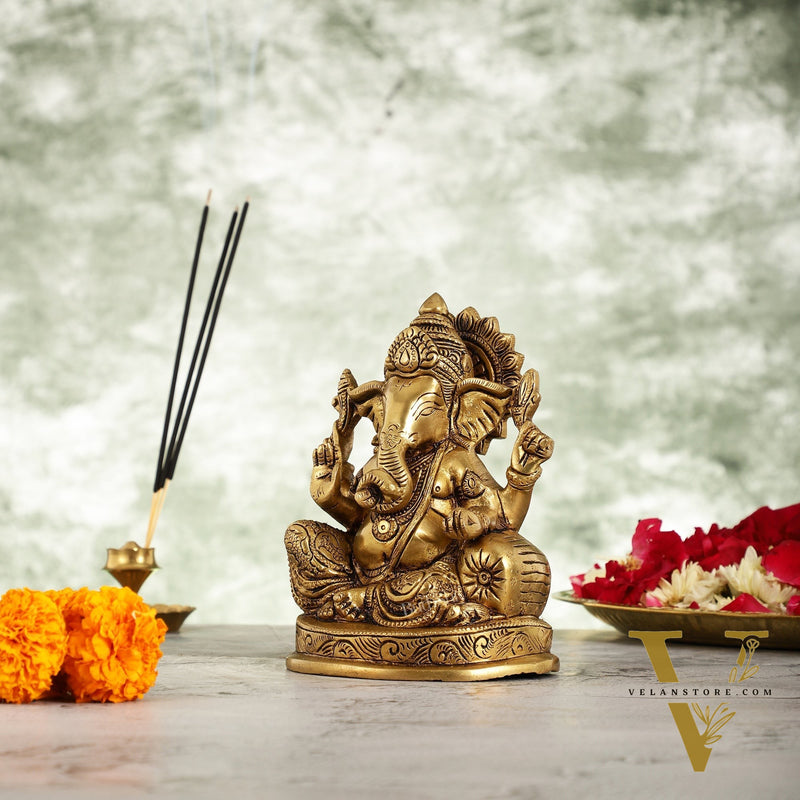 Brass Superfine Handcrafted Lord Ganesha statue