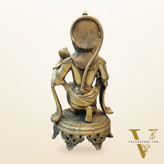 Brass Superfine Hanuman Statue | 20" Height | Blessing Pose