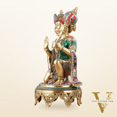Brass Superfine Hanuman Statue 20"