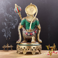 Brass Superfine Hanuman Statue 20"