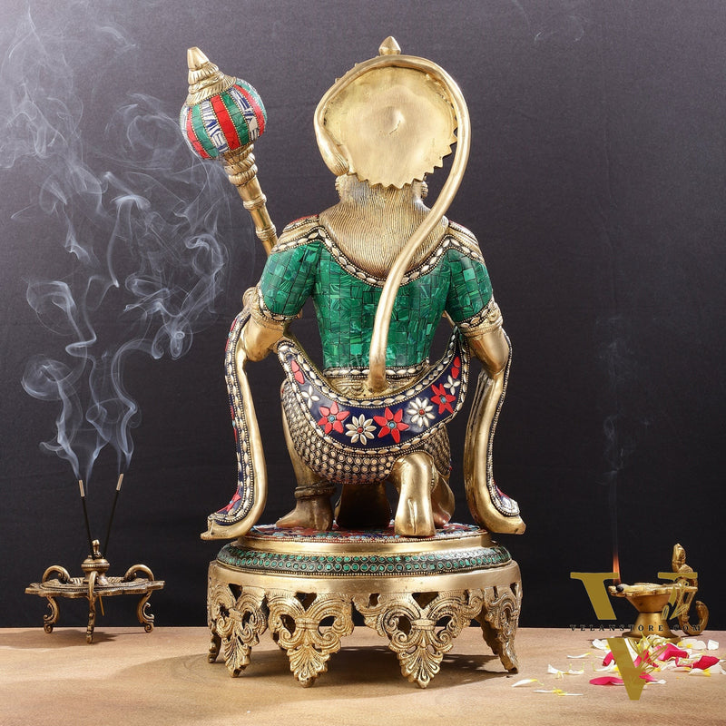 Brass Superfine Hanuman Statue 20"