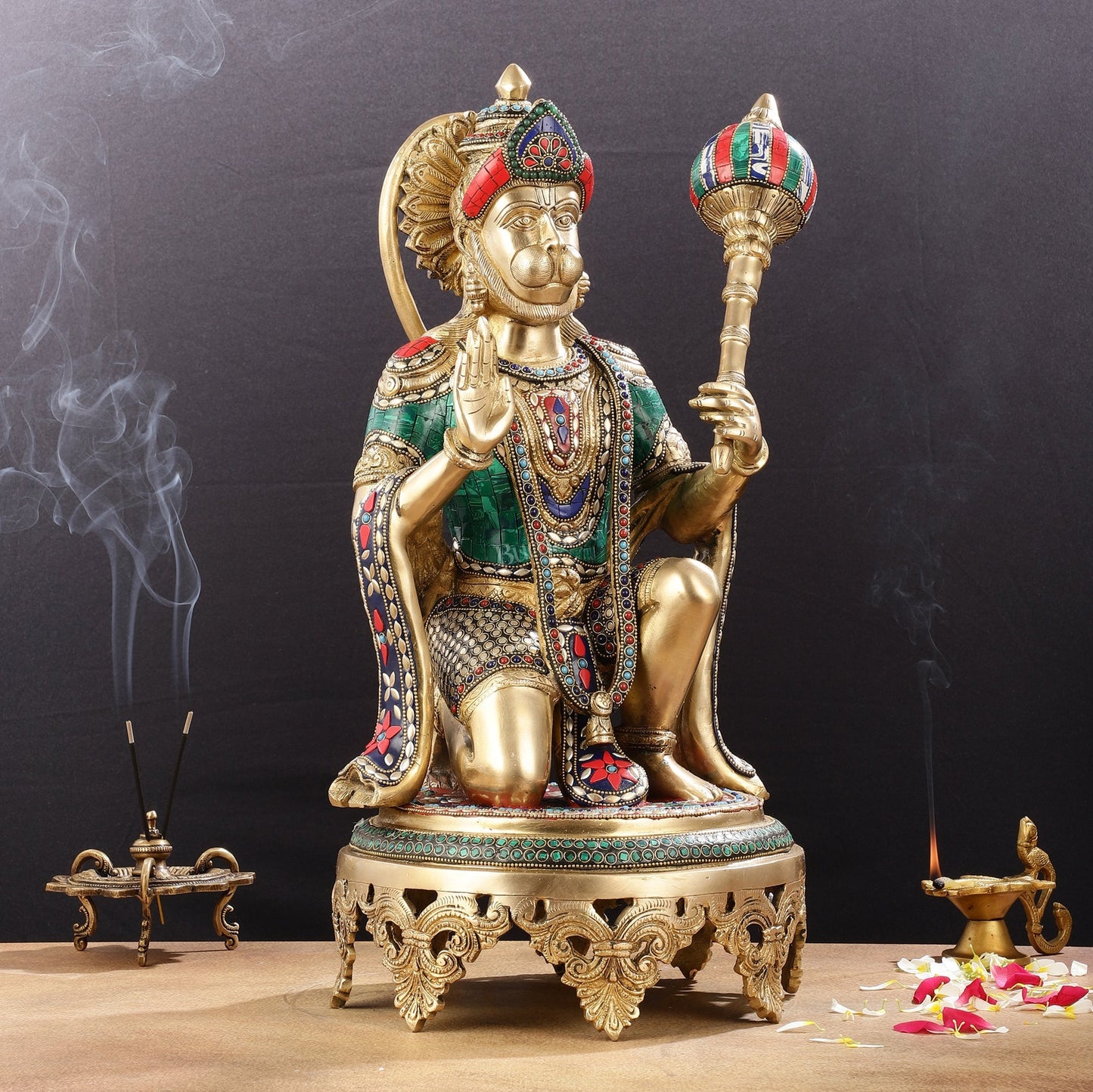 Brass Superfine Hanuman Statue 20"