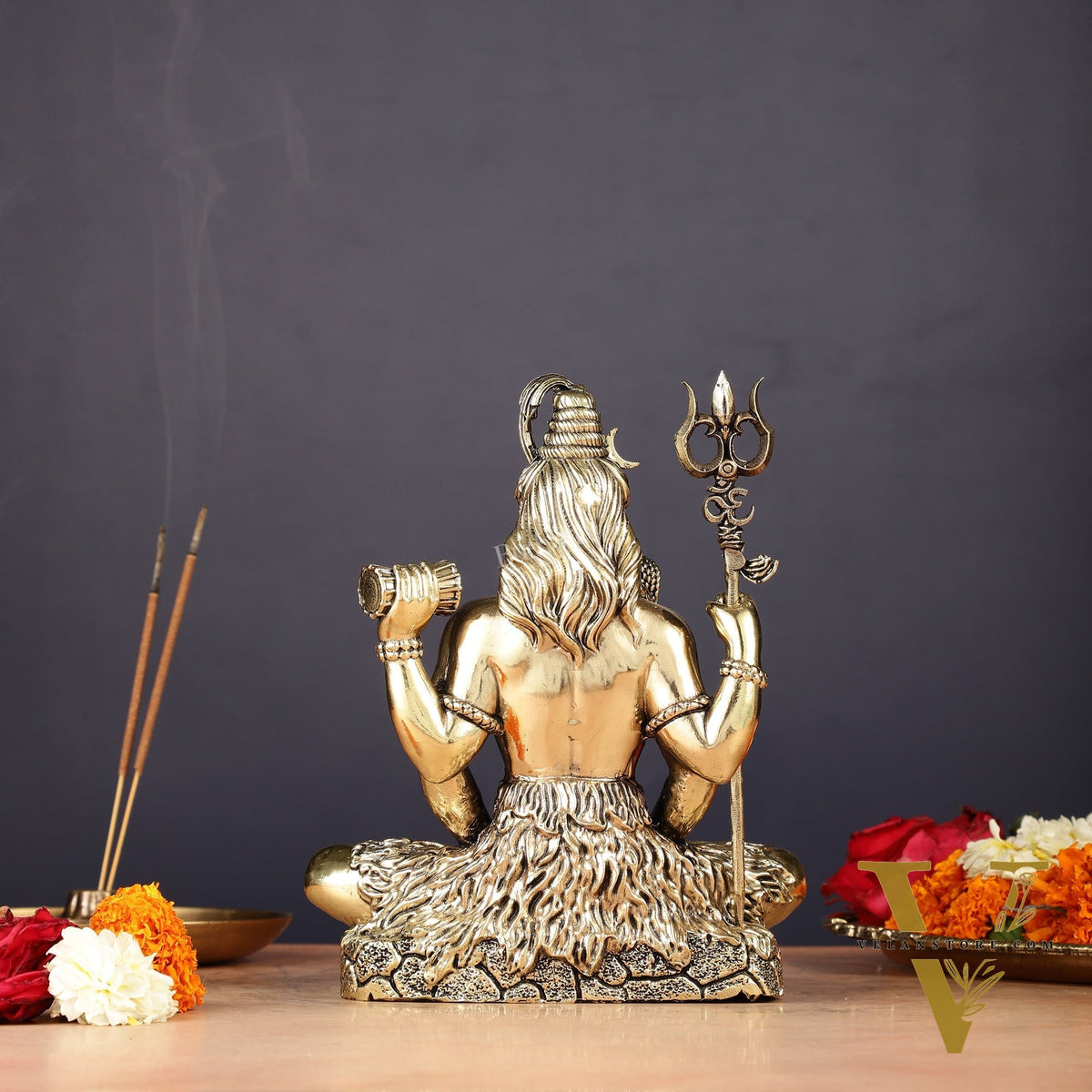 Brass Superfine Intricate Lord Shiva Statue – 6 inch