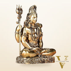 Brass Superfine Intricate Lord Shiva Statue – 7 Inch