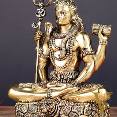 Brass Superfine Intricate Lord Shiva Statue – 7 Inch