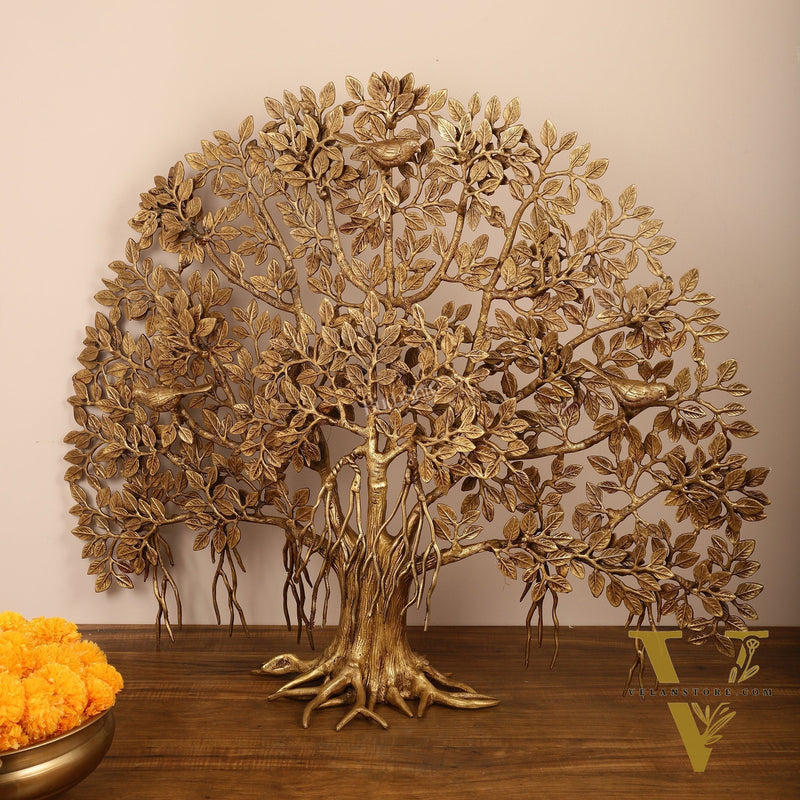 Brass Superfine Kalpavriksha Standing Tree 36 inch