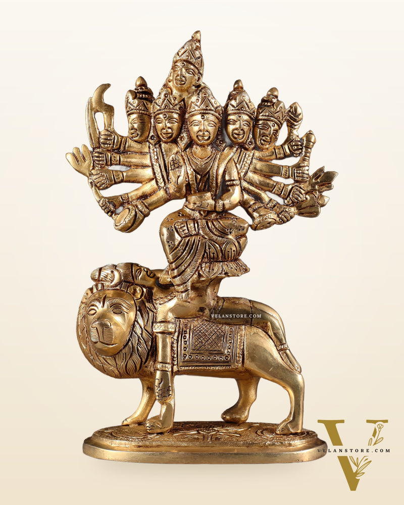 Brass Superfine Kamakhya Devi Idol 8.5"