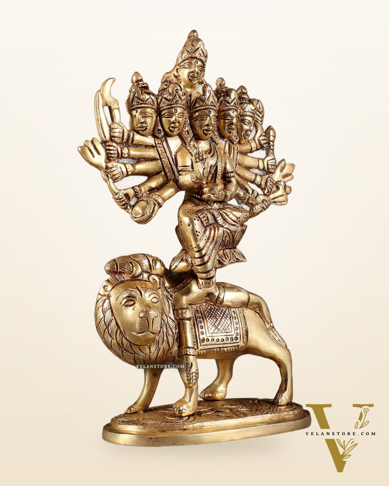 Brass Superfine Kamakhya Devi Idol 8.5"