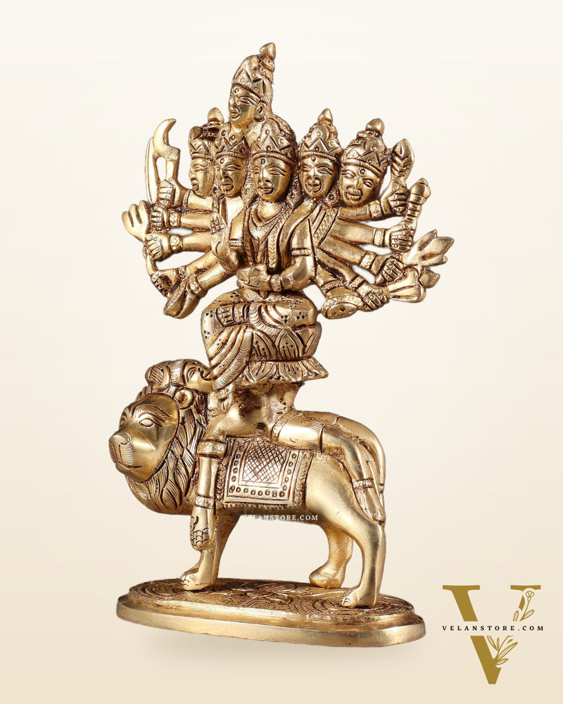 Brass Superfine Kamakhya Devi Idol 8.5"
