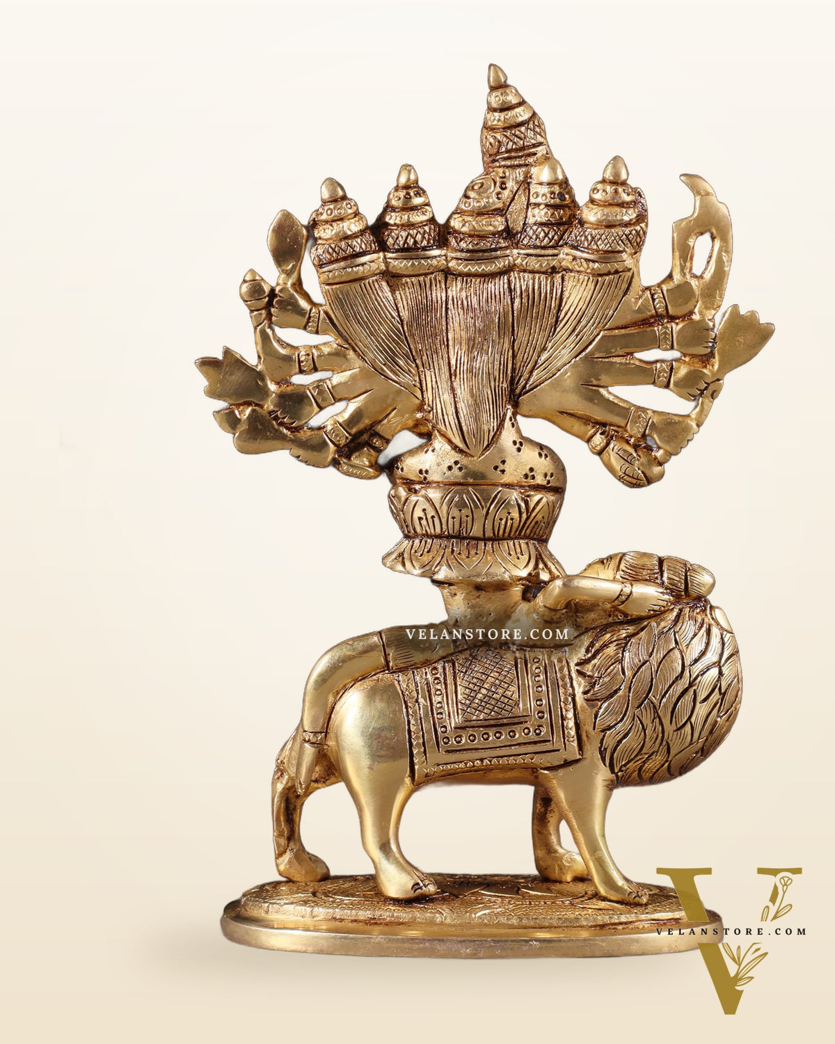 Brass Superfine Kamakhya Devi Idol 8.5"