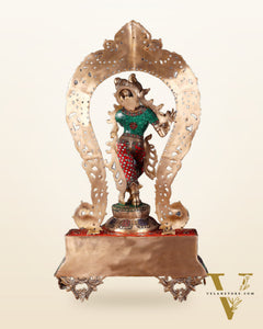 Brass Superfine Krishna large statue 31"