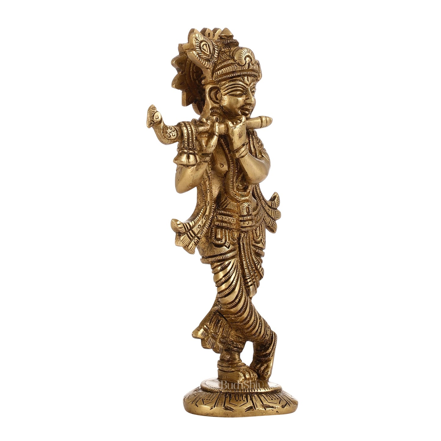 Brass Superfine Krishna Murti | Height 6.5 inch